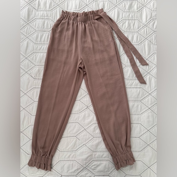 ZTYLING-U Paperbag Pants with Tapered Leg - Picture 2 of 7